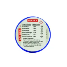 سیم لحیم سولدکس مدل SOLDEX Sn63 Pb37 وزن 250 گرمی ضخامت 1.8 میلی متر