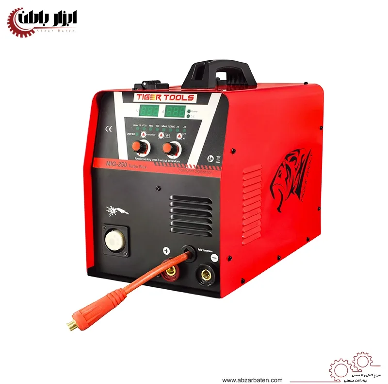 دستگاه جوش 250 آمپر تایگر تولز مدل MIG/MMA250 Turbo Plus Co2