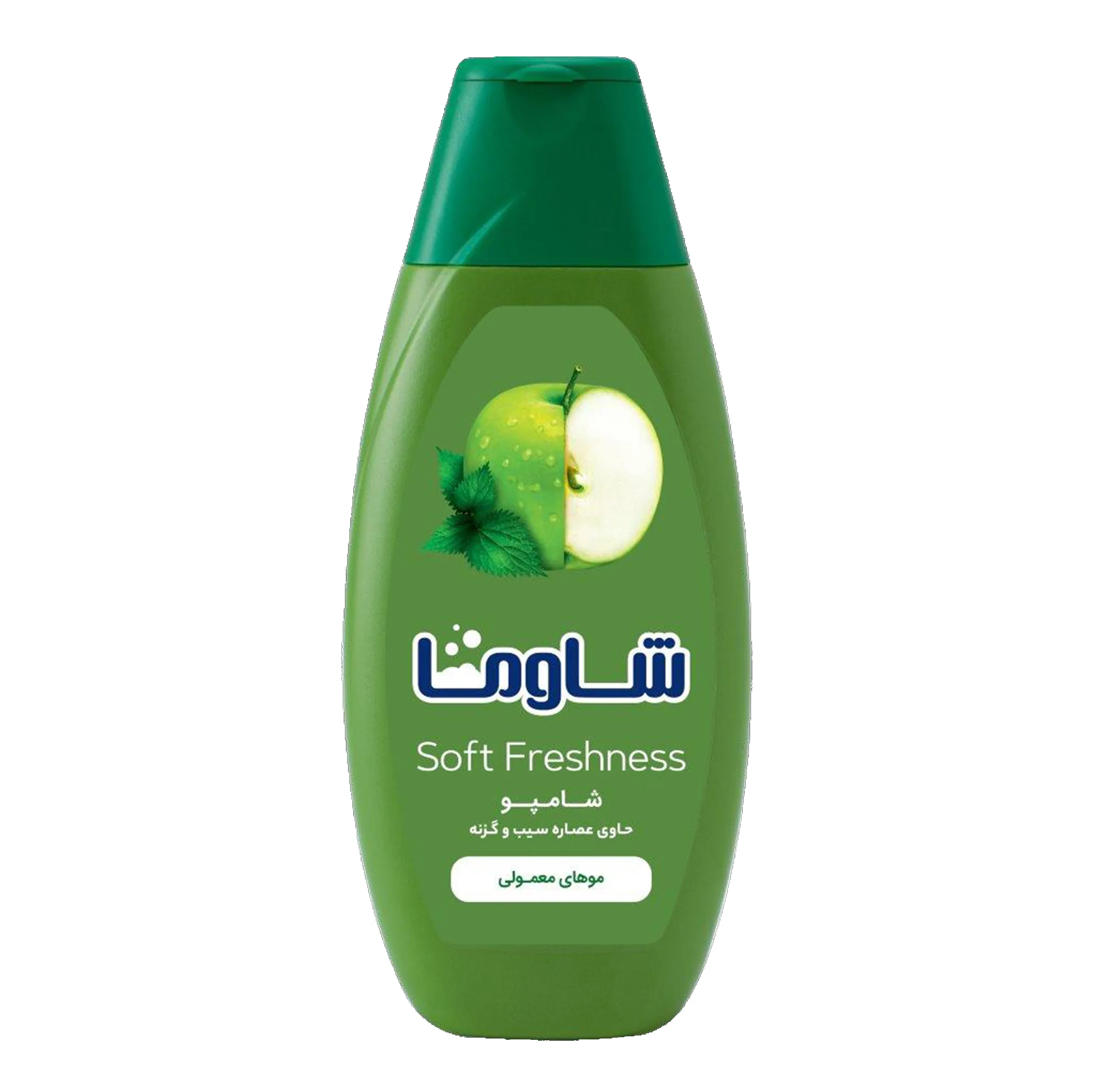 شامپو مو شاوما مدل Green Apple and Nettle حجم 400 میلی لیتر