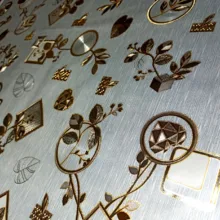 سفره 6 نفره مدل پشت نخی متال کد A100-T150