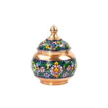 قندان مسی صنایع دستی اریسا مدل پرداز کد 13