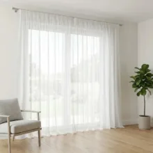 پرده مدل حریر شاین دوخت ساده سایز 280×300 سانتی‌متر