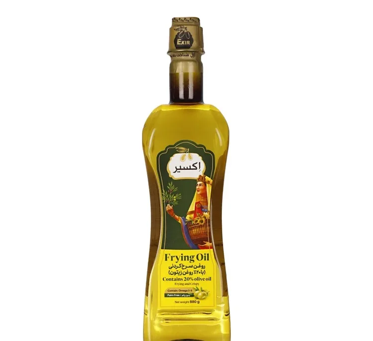 روغن زیتون سرخ کردنی اکسیر وزن 880 گرم