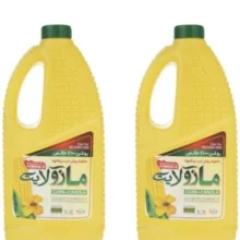 روغن مایع مخلوط ذرت و کانولا مازولایت حجم 1.5 لیتر بسته 2 عددی