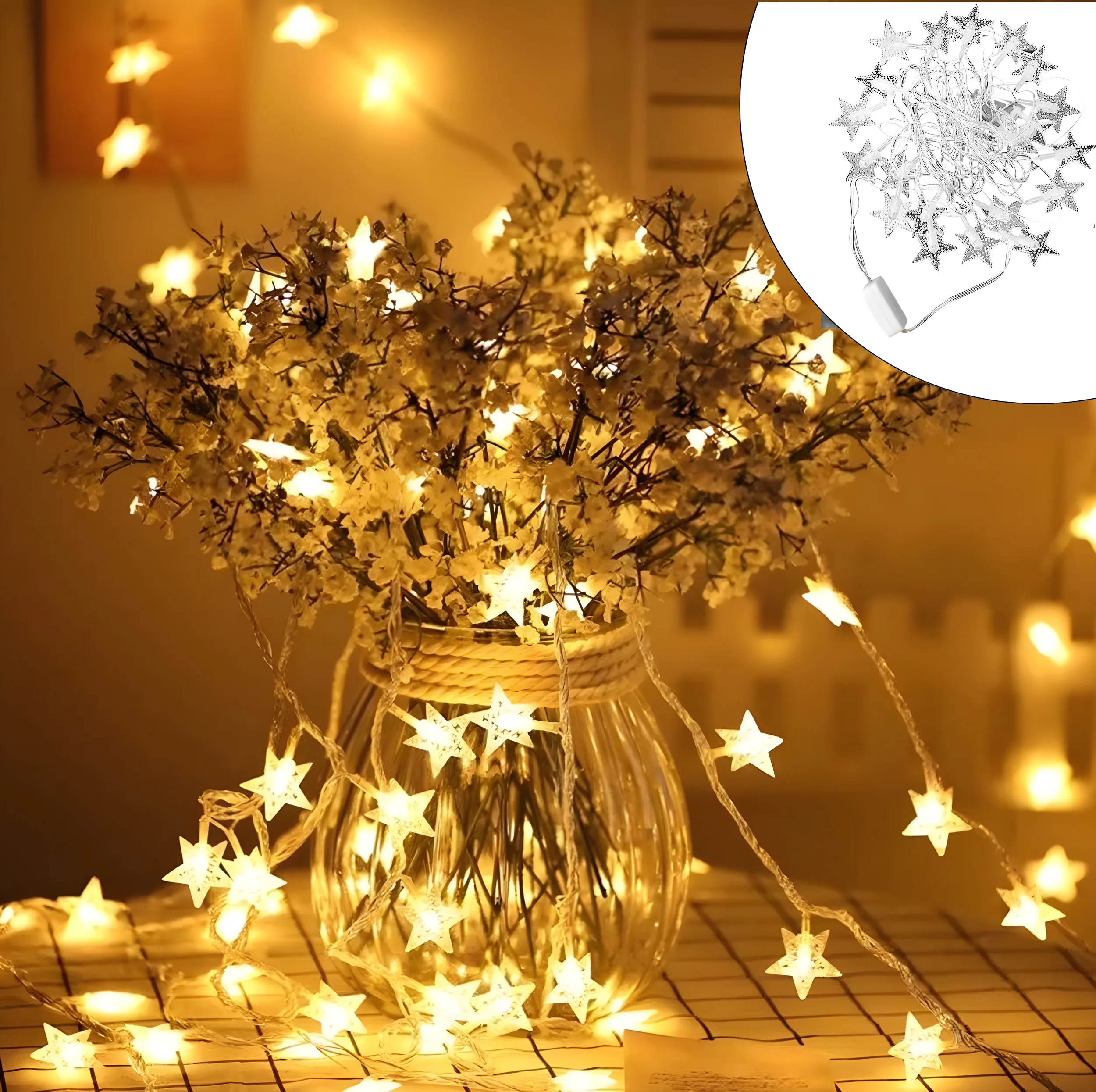 ریسه ال ای دی مدل ستاره طول 3 متر