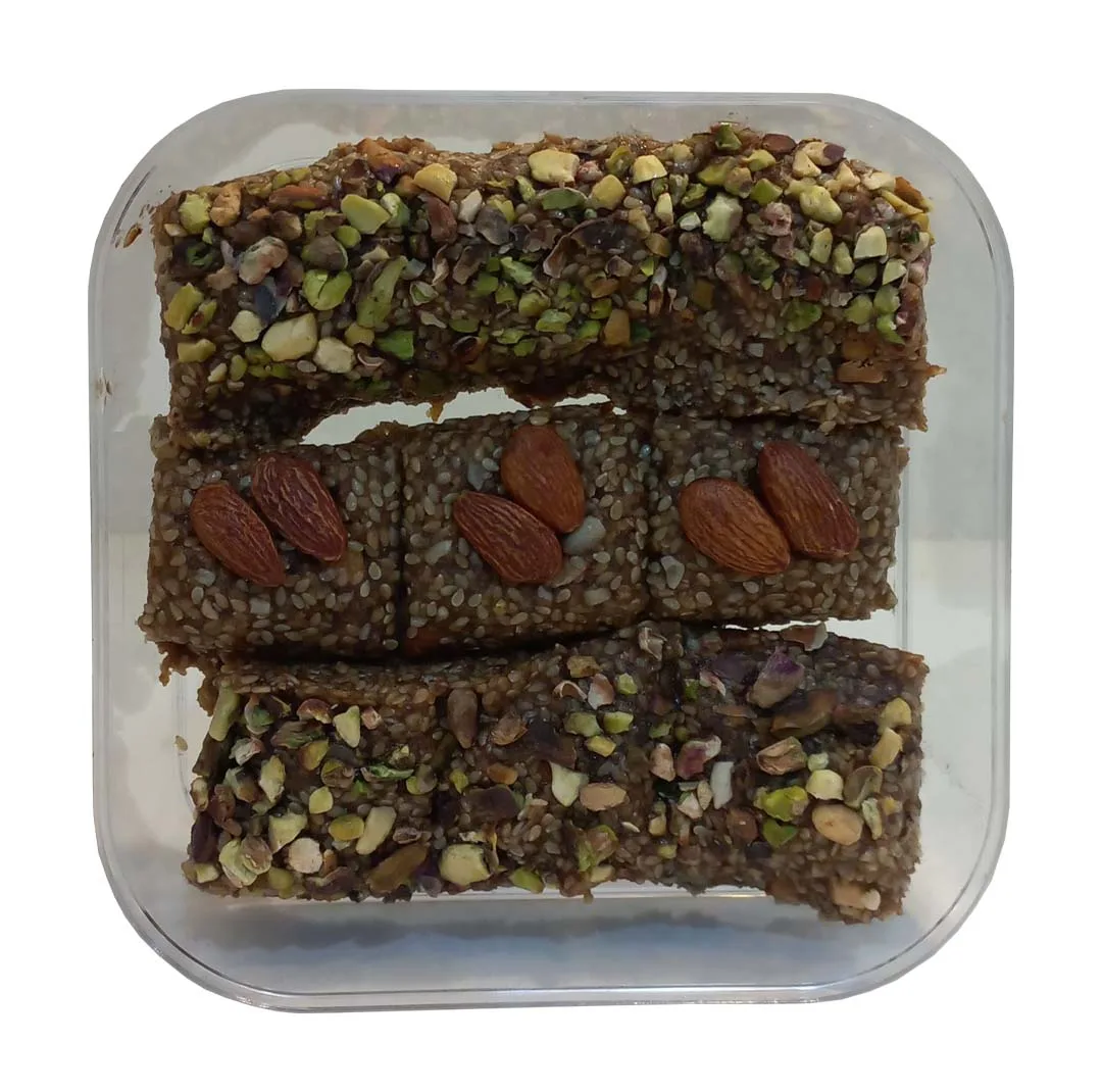 معجون کنجدی رژیمی 100% بدون شکر - 1600 گرم بسته 4 عددی
