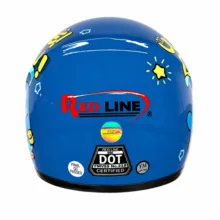 کلاه کاسکت ردلاین مدل BRIGHT BLUE / Monster 906