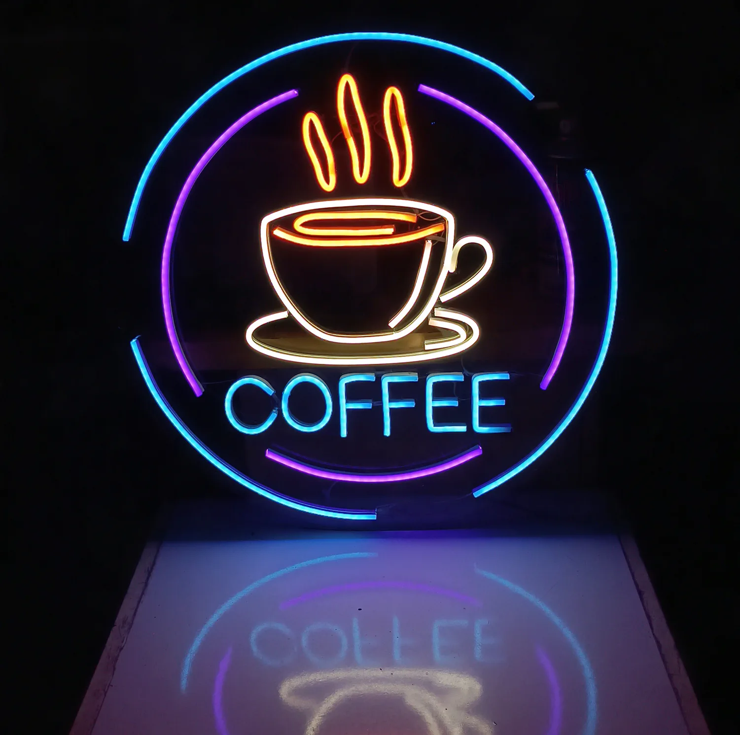 چراغ نئونی طرح coffee کد CO2025