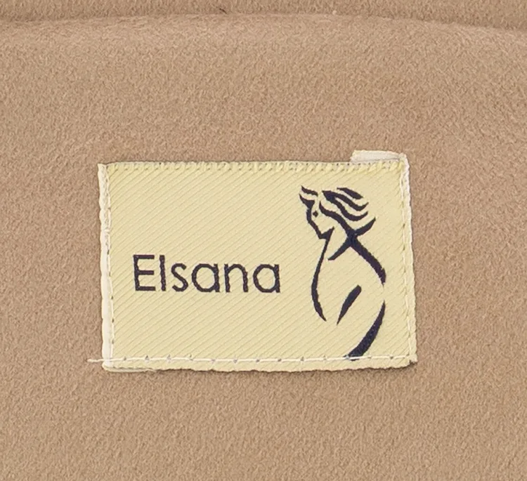 پالتو زنانه السانا مدل سعاد کد 240247 رنگ نسکافه ای