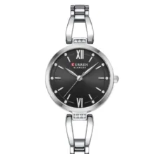 ساعت مچی عقربه ای زنانه کارین مدل 9092-Silver-Black