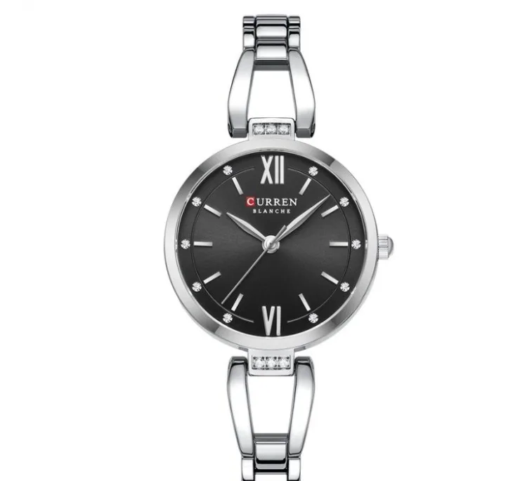 ساعت مچی عقربه ای زنانه کارین مدل 9092-Silver-Black