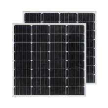 پنل خورشیدی تیسو مدل TM100W-18v ظرفیت 100وات مجموعه 2 عددی