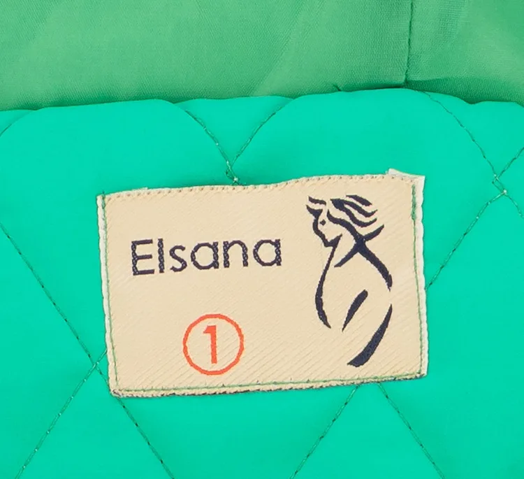 کاپشن زنانه السانا مدل حانا کد 239769 رنگ سبز روشن