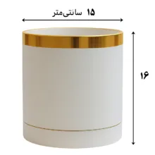 گلدان مدل استوانه سایز 15*15 سانتی متر