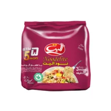 نودل با طعم گوشت الیت – 75 گرم بسته 5 عددی