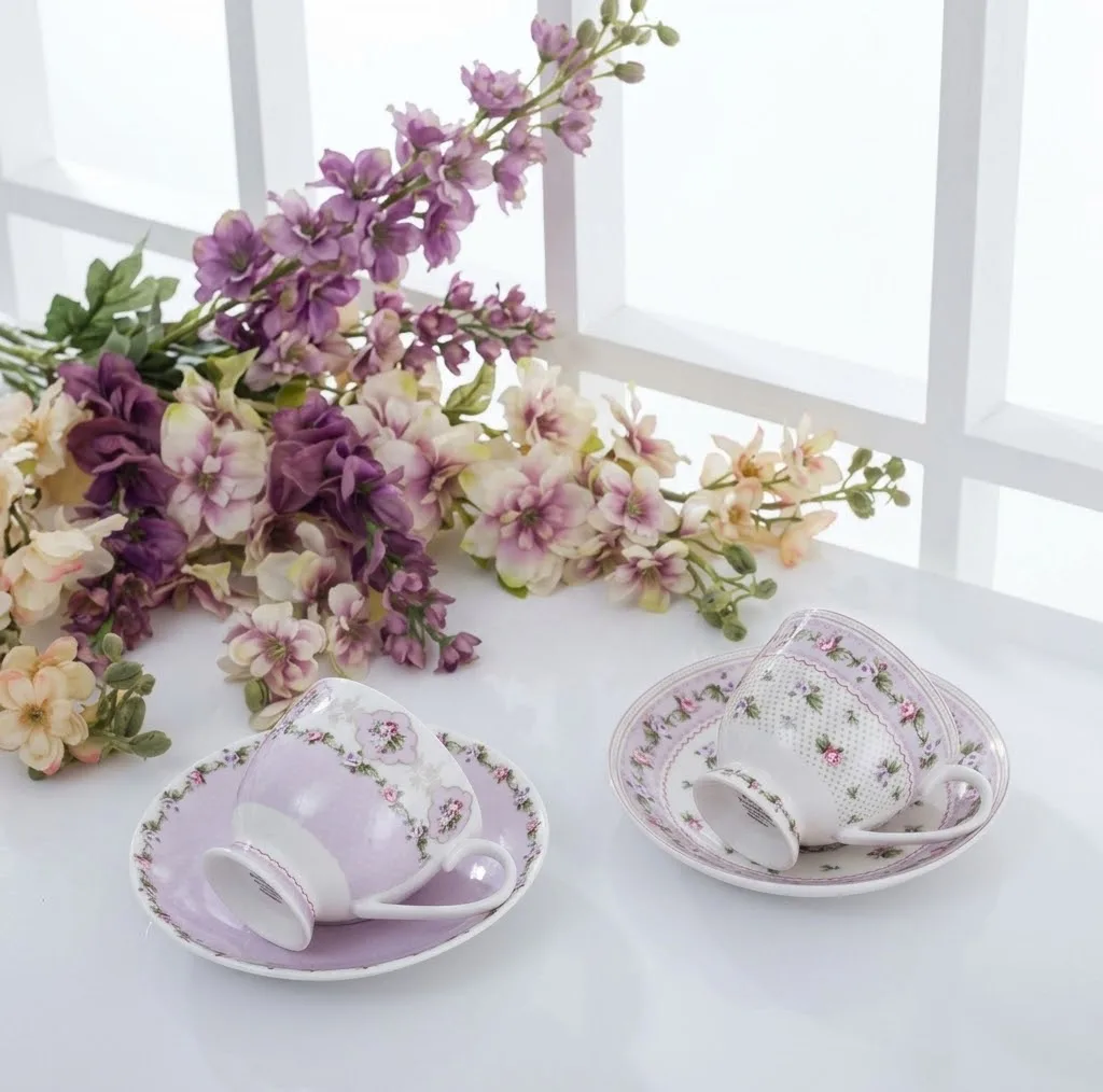 سرویس چای خوری 4 پارچه 2 نفره انگلیش هوم مدل Winter Rose