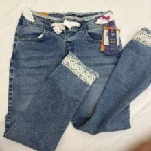 شلوار جین معمولی (regular fit) دخترانه او وی اس مدل bambina