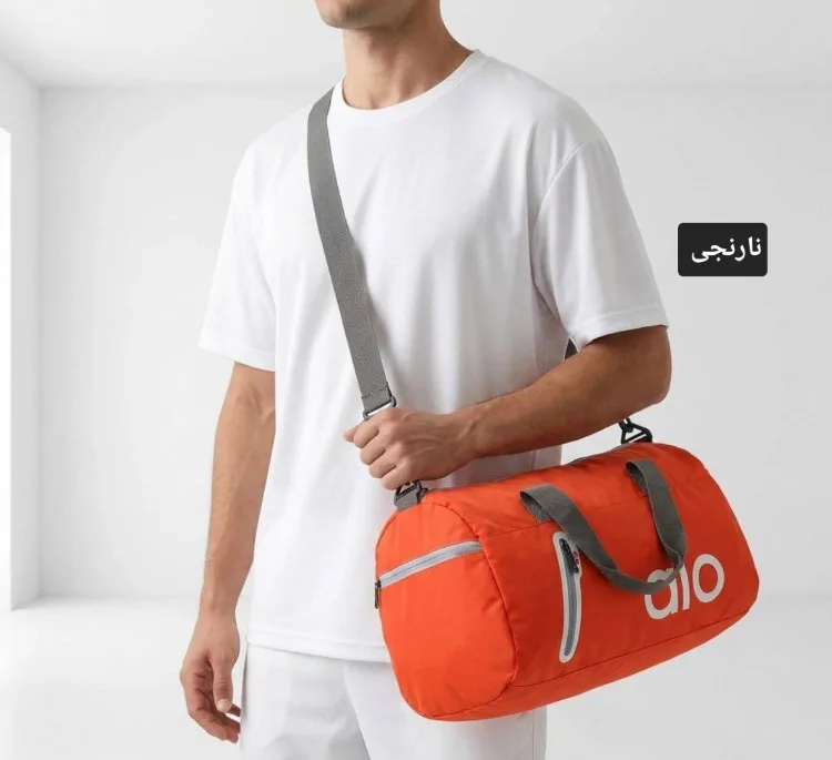 ساک ورزشی مردانه طرح Alo مدل القبان کد 9966