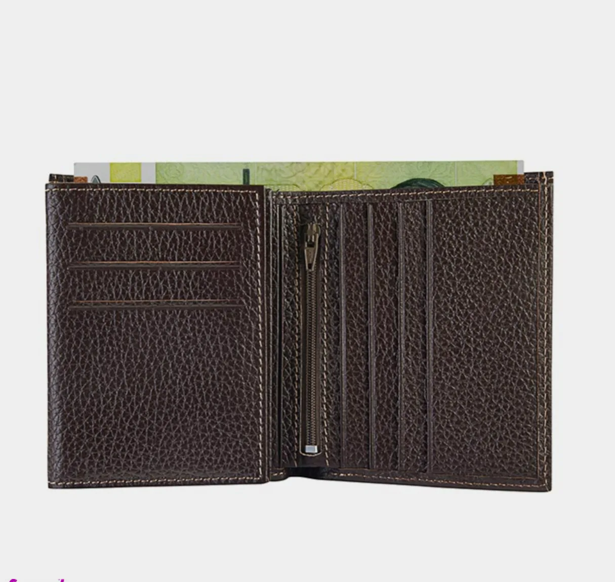 کیف پول مردانه نوین چرم مدل ثارمان کد FM-PE2548