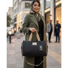 ساک ورزشی زنانه طرح لویی ویتون مدل الیکا کد 1010