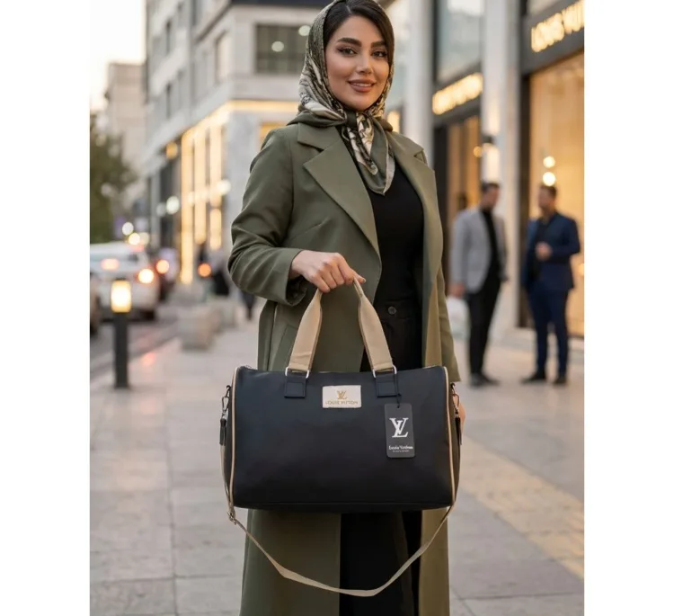ساک ورزشی زنانه طرح لویی ویتون مدل الیکا کد 1010