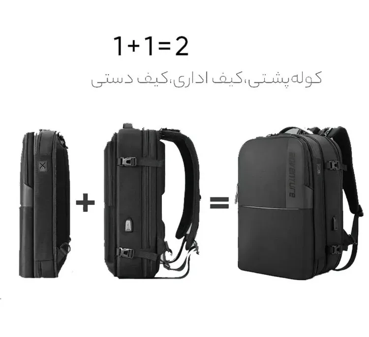 کوله پشتی لپ تاپ مایسا مدل Adventure B00382 مناسب لپ تاپ های تا 15.6 اینچ