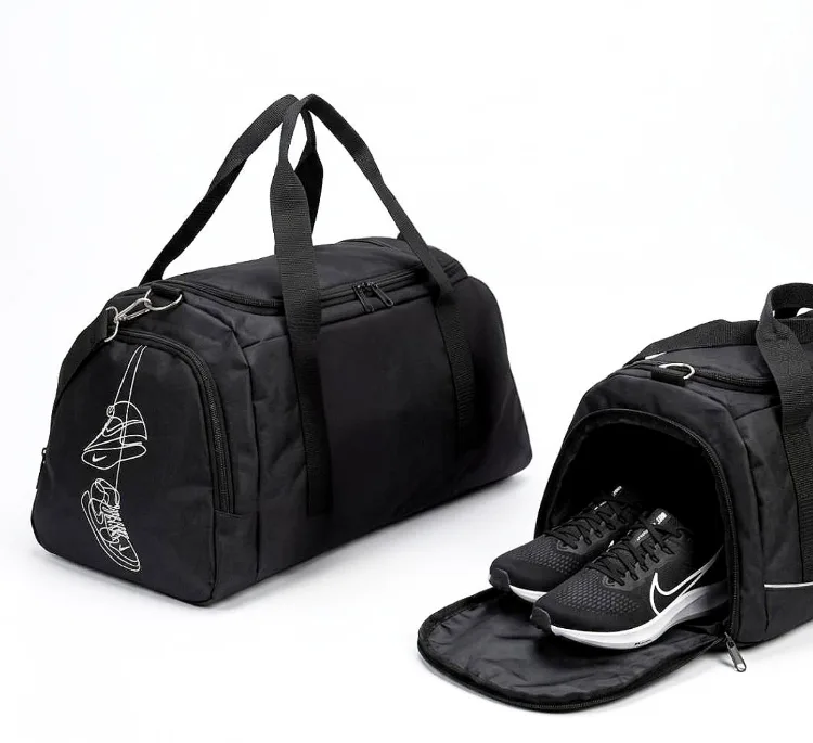 ساک ورزشی مردانه مدل نیشام کد kif77_1145 طرح NIKE