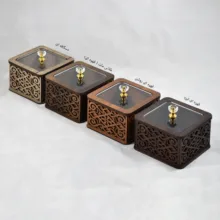 قندان مدل شقایق مجموعه 3 عددی