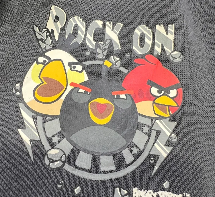 پافر کلاه دار پسرانه مدل Angry birds کد 6543