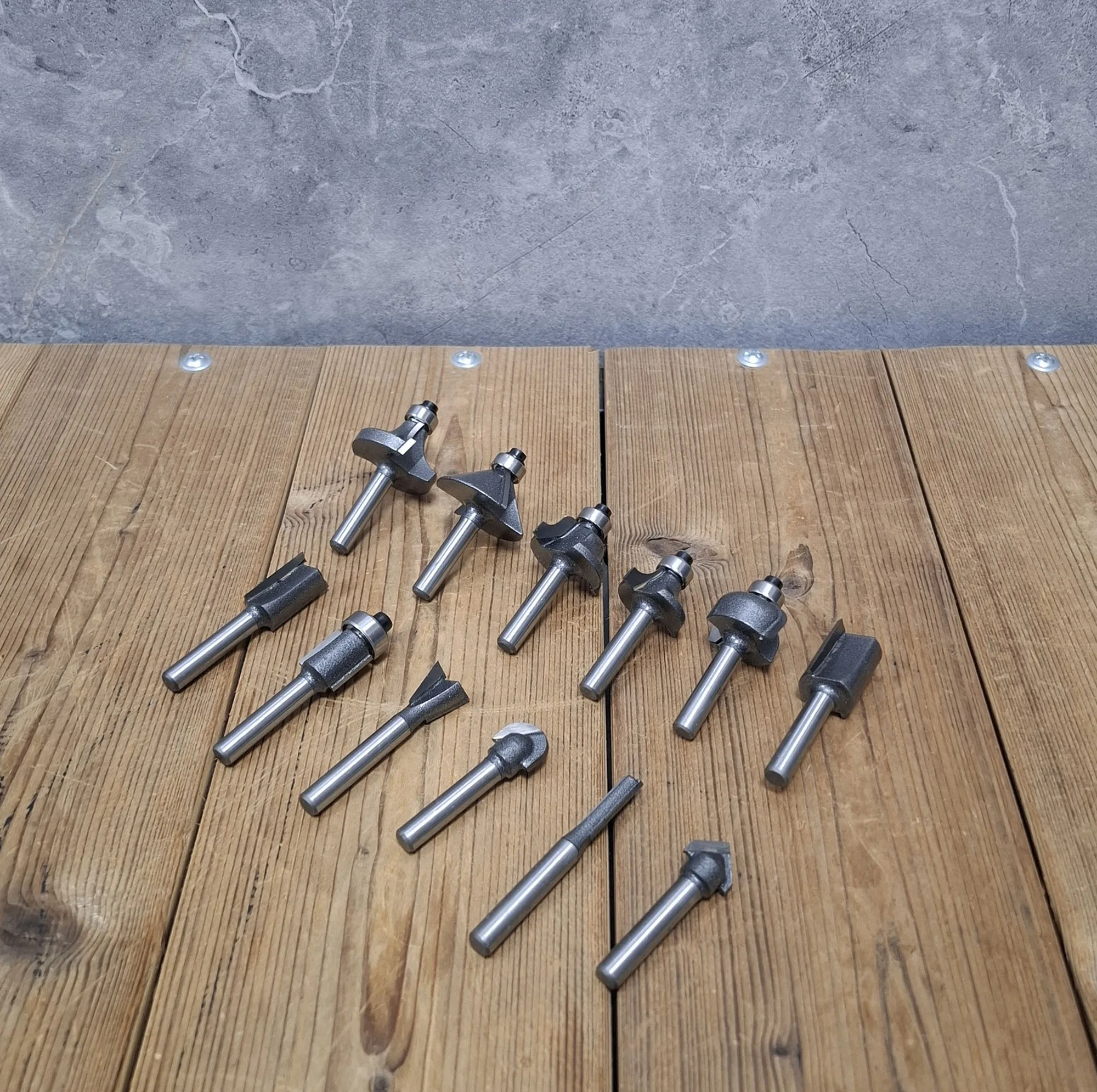 تیغ اوور فرز پلاتینیوم مدل 12PIECE مجموعه 12 عددی