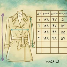پالتو زنانه نوآور مدل 5402-856-1 رنگ نسکافه ای