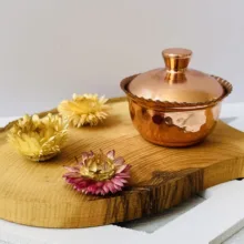 قندان مسی مدل لب چین کد ZH395.1