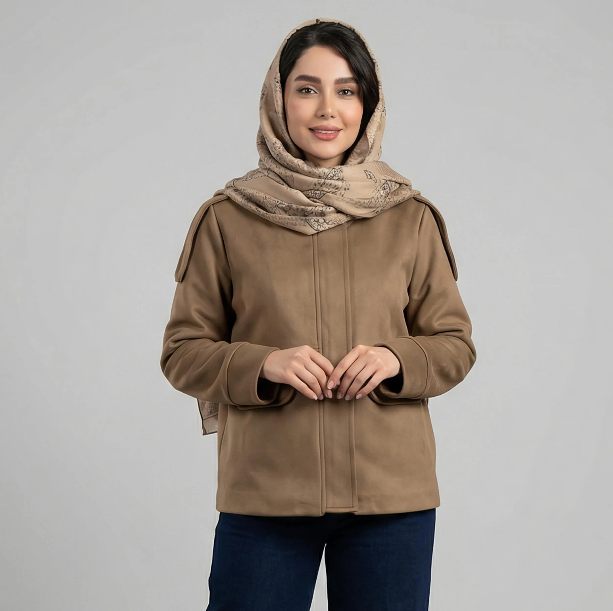 پالتو زنانه السانا مدل هیژا کد 2391