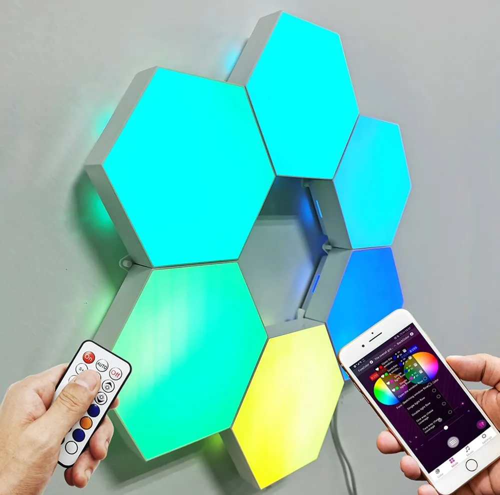 چراغ شش ضلعی مدل Smart RGB