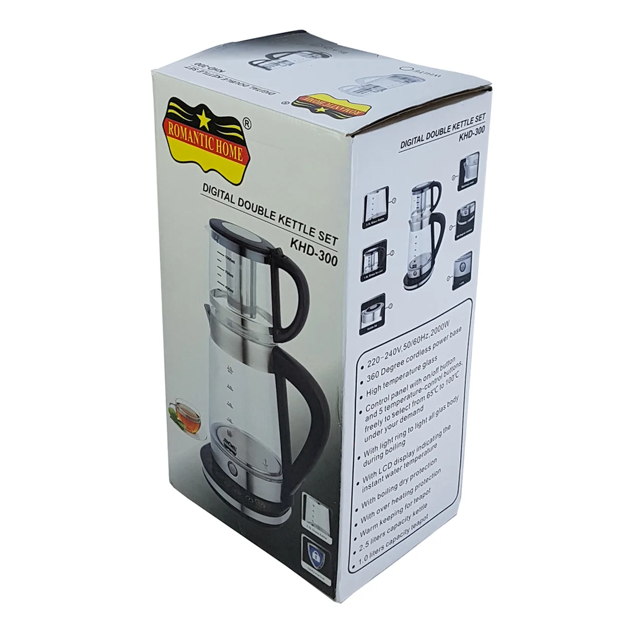 چای ساز رومانتیک هوم مدل KHD-300