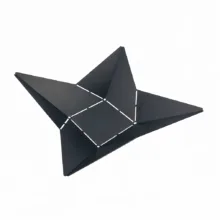 میوه‌خوری فلزی فانتزی مدل ستاره، ابعاد 26×26×8.5 سانتی‌متر، وزن 530 گرم، ضدزنگ و قابل شست‌وشو با ماشین ظرفشویی