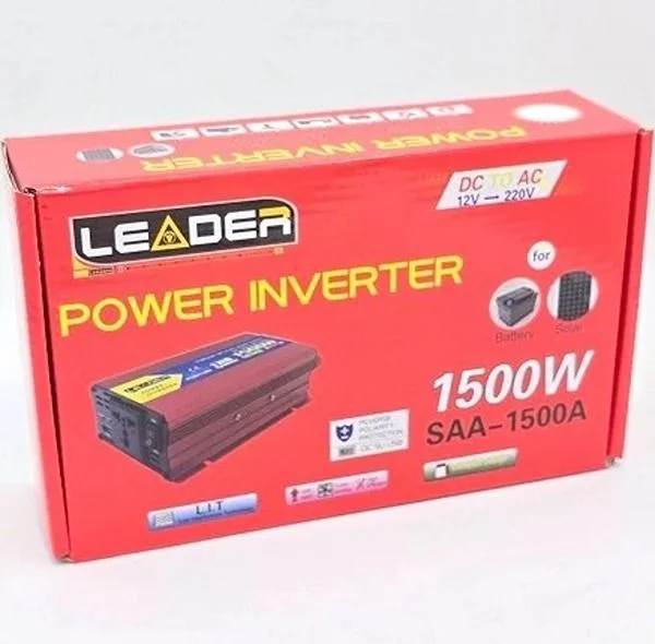 مبدل برق خودرو لیدر مدل SAA-1500W