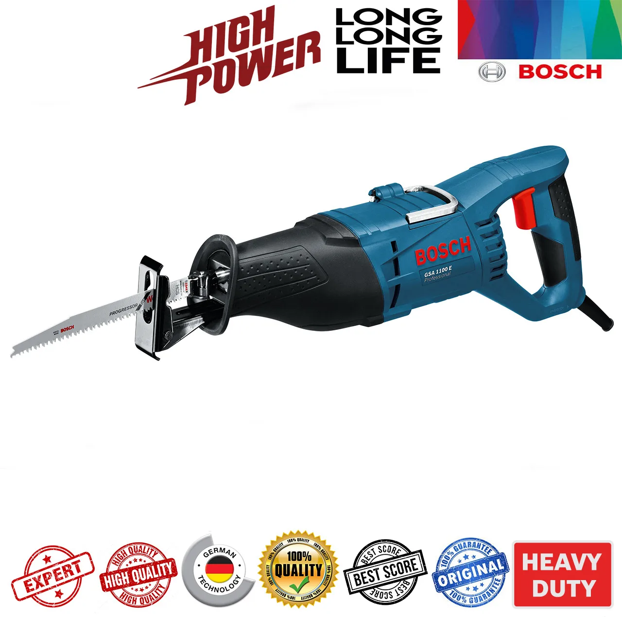 اره افقی بر بوش مدل GSA 1100 E + 4 Extra