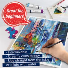 رنگ اکریلیک فابرکاستل مدل CREATIVE STUDIO بسته 24 عددی
