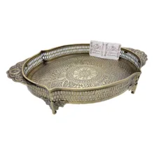 سینی دسته دار دیانا مدل دلبر سایز 28×21 سانتی متر