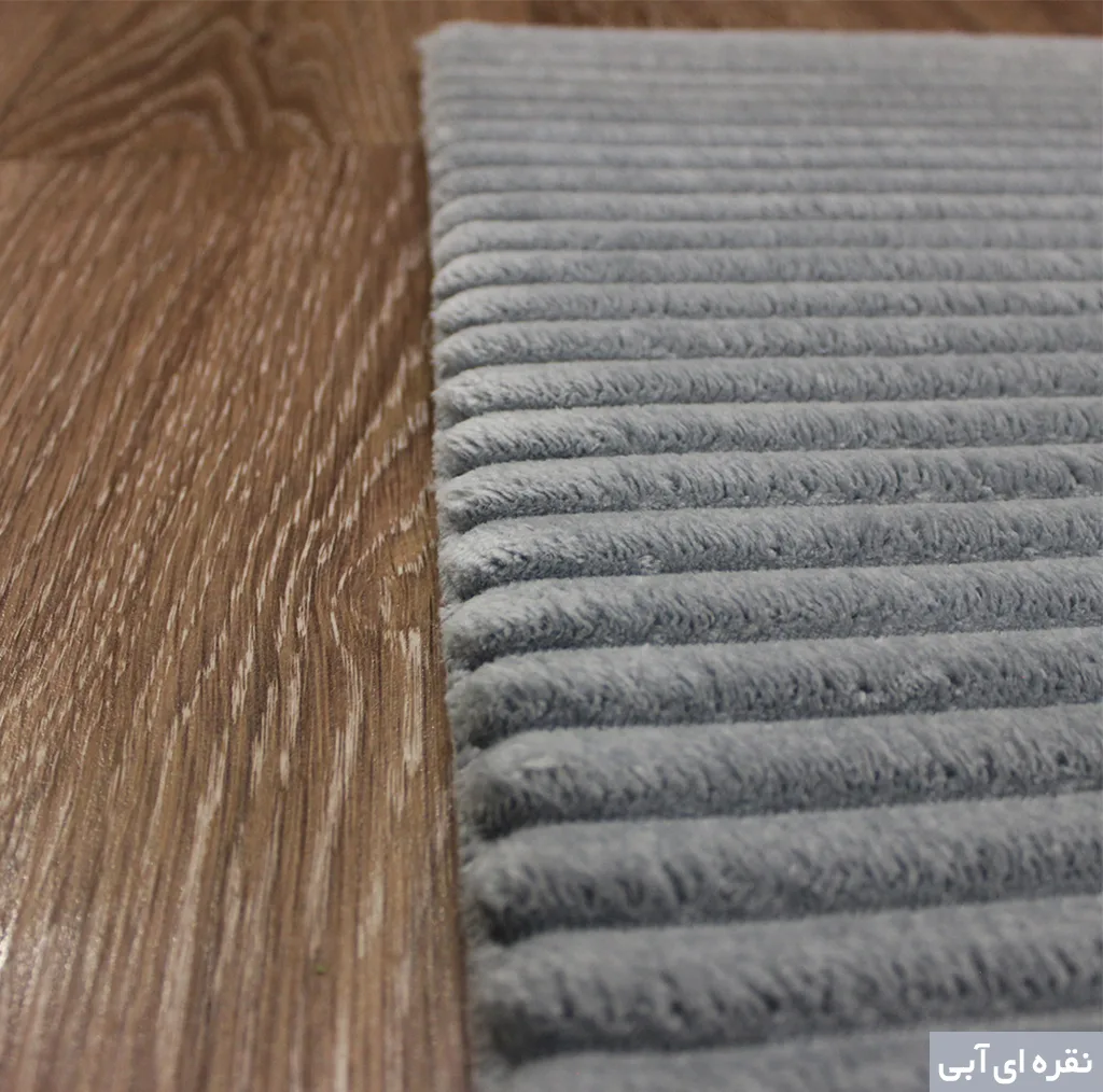 پادری وینوما مدل 4 لایه مخمل استرایپ سایز 50×100 سانتی متر مناسب برای فضای داخلی بسته 2 عددی