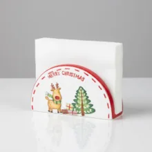 نگهدارنده دستمال کاغذی طرح کریسمس مدل Santa کد 110