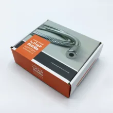 شلنگ توالت توسعه صنعت میراب مدل Steel به همراه پرلاتور