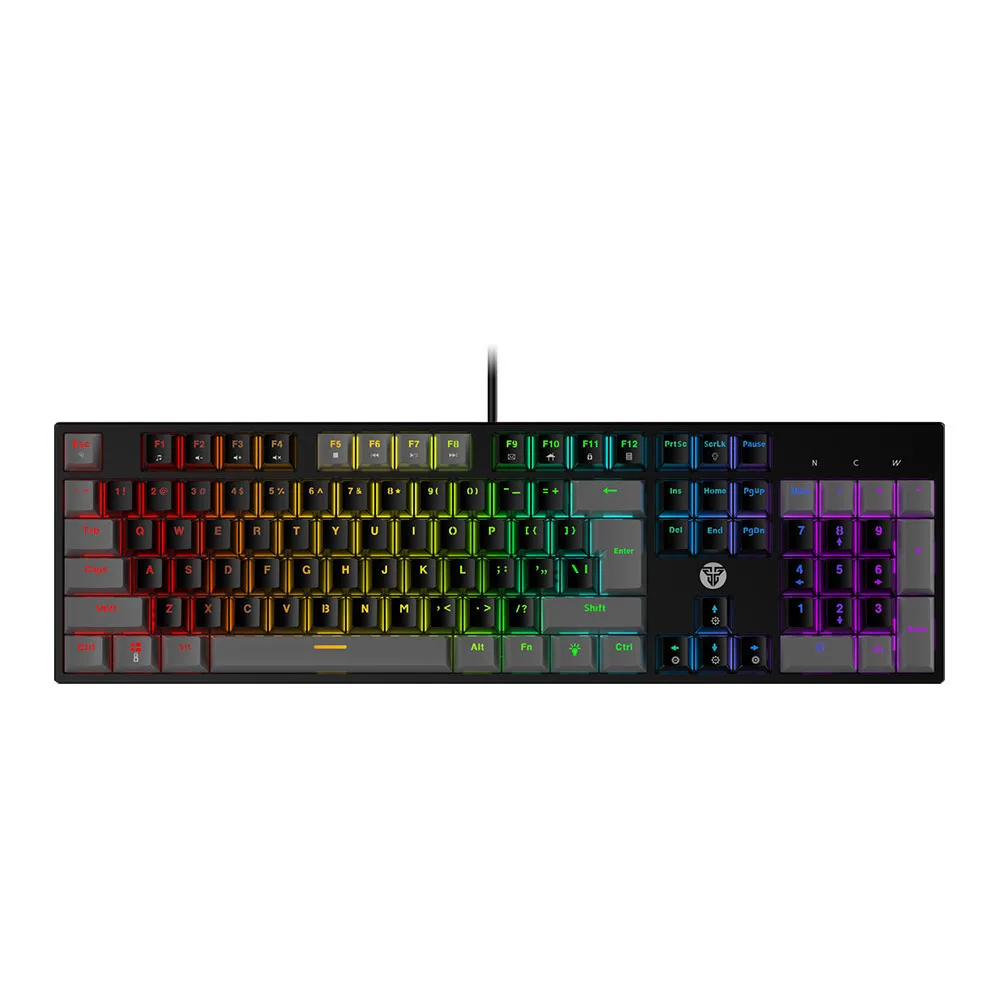 کیبورد گیمینگ فنتک مدل ATOM104 MK886V2Redswitch