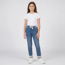 شلوار جین معمولی (regular fit) دخترانه او وی اس مدل bambina