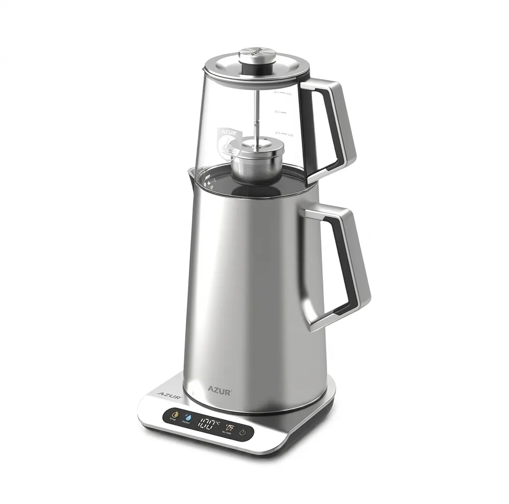 چای ساز روی هم آزور مدل AZ-673TM