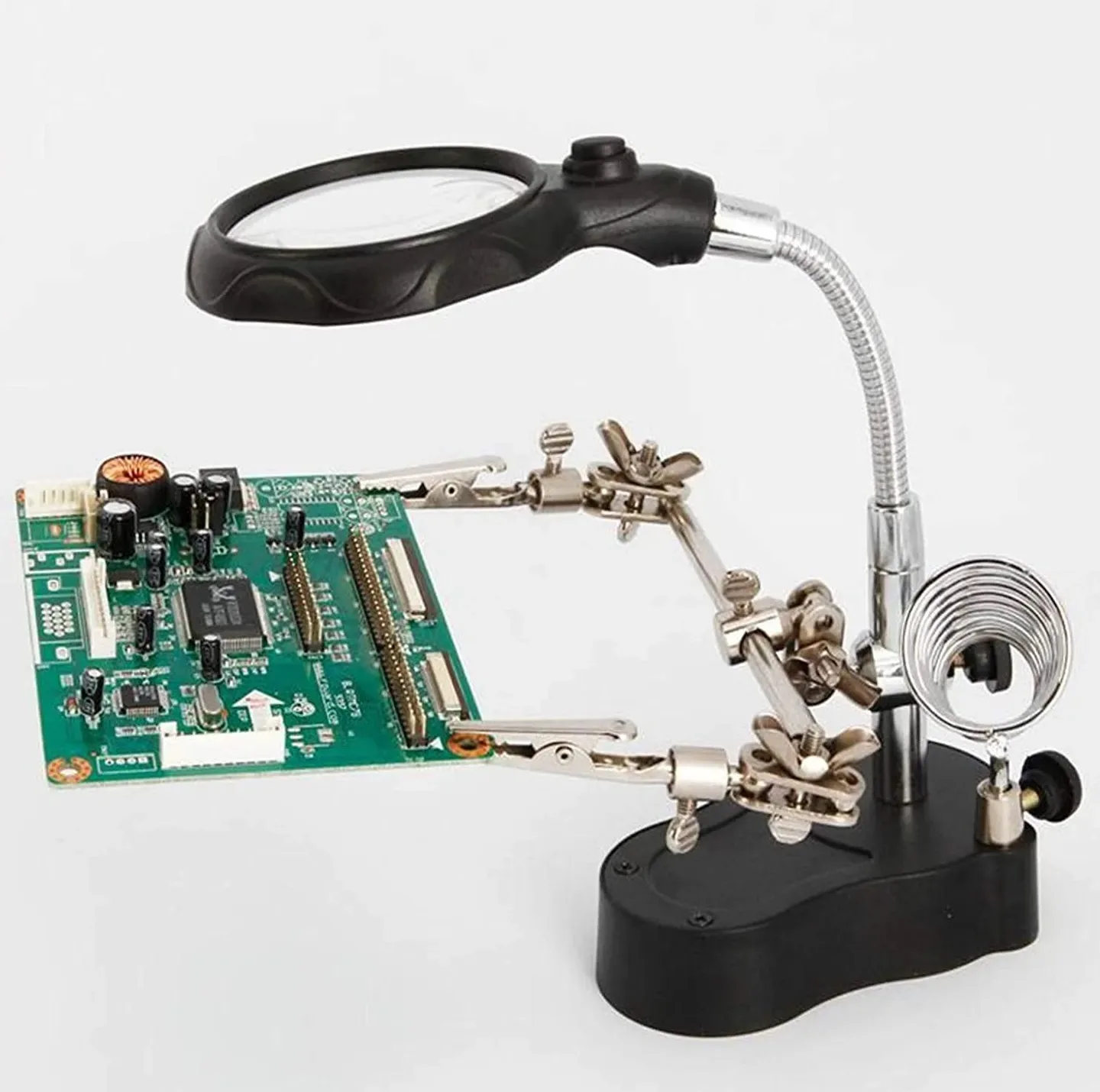 گیره مونتاژ مدل TE-801 به همراه ذره بین