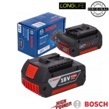 باتری 18 ولت لیتیوم یونی بوش مدل 5 آمپر ساعت GBA 18V 5AH