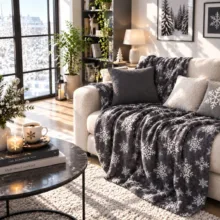 پتو مسافرتی 1 نفره مدل بلور یخ سایز 160×220 سانتی‌متر