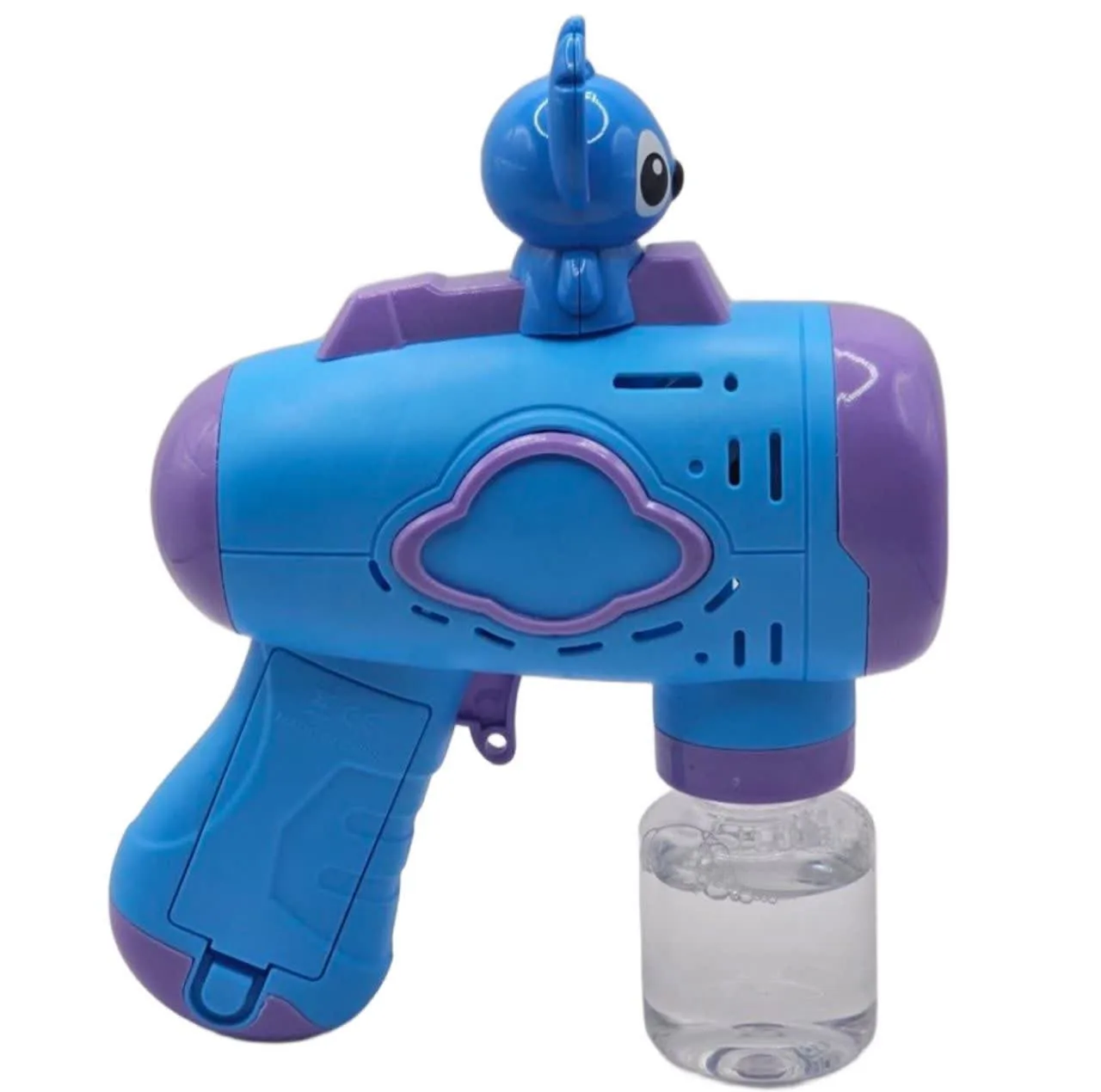 حباب ساز ناب سل مدل تفنگی چراغدار طرح استیج بامزه 8 حفره کد 8BUBBLE SPOUTS LOTS OF BUBBLES